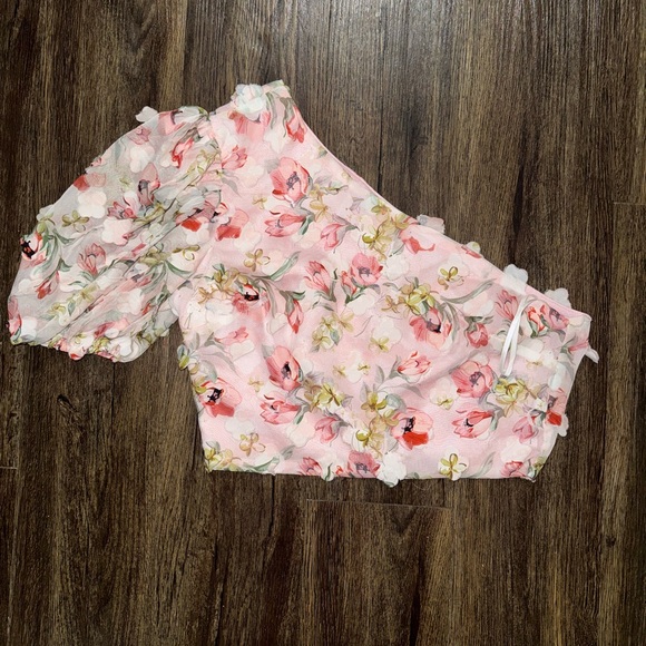 Amazon - one shoulder crop top. Medium - Picture 1 of 1